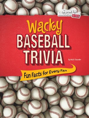 cover image of Wacky Baseball Trivia
